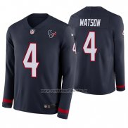 Camiseta NFL Therma Manga Larga Houston Texans Deshaun Watson Azul