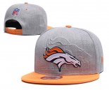 Gorra Denver Broncos Gris Naranja Blanco