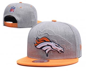 Gorra Denver Broncos Gris Naranja Blanco
