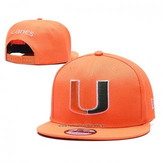 Gorra Miami Hurricanes 9FIFTY Snapback Naranja