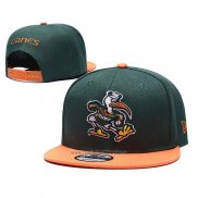 Gorra Miami Hurricanes 9FIFTY Snapback Naranja Verde