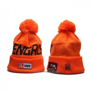 Gorro Beanie Cincinnati Bengals 1968 Naranja