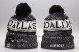Gorro Dallas Cowboys Gris Blanco