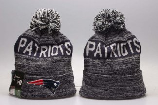 Gorro New England Patriots Gris Azul2