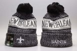 Gorro New Orleans Saints Negro Blanco