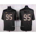 Camiseta NFL Anthracite Denver Broncos Wolfe 2016 Salute To Service