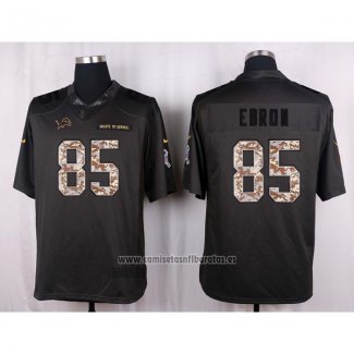 Camiseta NFL Anthracite Detroit Lions Ebron 2016 Salute To Service