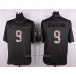 Camiseta NFL Anthracite Detroit Lions Stafford 2016 Salute To Service