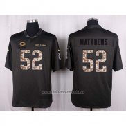 Camiseta NFL Anthracite Green Bay Packers Matthews 2016 Salute To Service