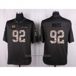 Camiseta NFL Anthracite Green Bay Packers White 2016 Salute To Service