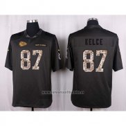 Camiseta NFL Anthracite Kansas City Chiefs Kelce 2016 Salute To Service