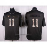 Camiseta NFL Anthracite Las Vegas Raiders Janikowski 2016 Salute To Service