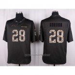 Camiseta NFL Anthracite San Diego Chargers Gordon 2016 Salute To Service