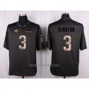 Camiseta NFL Anthracite Tampa Bay Buccaneers Winston 2016 Salute To Service