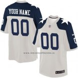 Camiseta NFL Dallas Cowboys Personalizada Blanco Azul