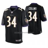 Camiseta NFL Game Baltimore Ravens Alex Collins Negro