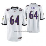 Camiseta NFL Game Baltimore Ravens Greg Senat Blanco