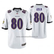 Camiseta NFL Game Baltimore Ravens Jaleon Acklin Blanco