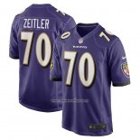 Camiseta NFL Game Baltimore Ravens Kevin Zeitler Violeta