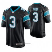 Camiseta NFL Game Carolina Panthers Will Grier Negro