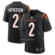 Camiseta NFL Game Cincinnati Bengals Evan Mcpherson Negro