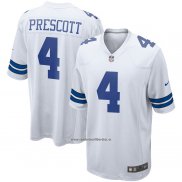 Camiseta NFL Game Dallas Cowboys Dak Prescott Blanco