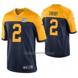 Camiseta NFL Game Green Bay Packers Mason Crosby Azul 100th Anniversary Alternate
