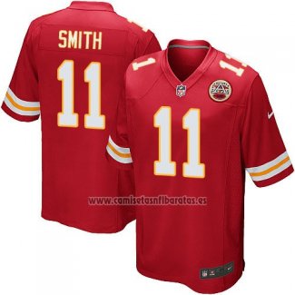 Camiseta NFL Game Kansas City Chiefs Smith Rojo