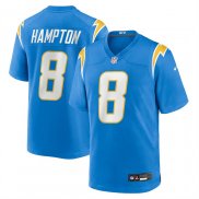 Camiseta NFL Game Los Angeles Chargers Omarion Hampton Azul