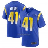 Camiseta NFL Game Los Angeles Rams Kenny Young Azul