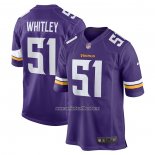 Camiseta NFL Game Minnesota Vikings Benton Whitley Primera Violeta