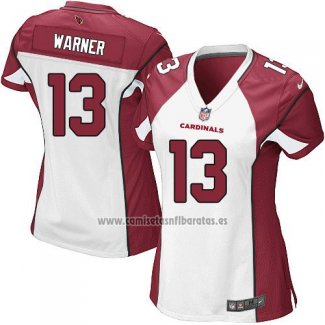 Camiseta NFL Game Mujer Arizona Cardinals Warner Blanco Rojo