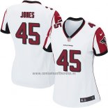 Camiseta NFL Game Mujer Atlanta Falcons Jones Blanco
