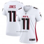 Camiseta NFL Game Mujer Atlanta Falcons Julio Jones Blanco