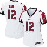Camiseta NFL Game Mujer Atlanta Falcons Sanu Blanco