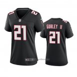 Camiseta NFL Game Mujer Atlanta Falcons Todd Gurley Ii Throwback 2020 Negro