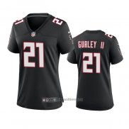 Camiseta NFL Game Mujer Atlanta Falcons Todd Gurley Ii Throwback 2020 Negro