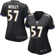 Camiseta NFL Game Mujer Baltimore Ravens Mosley Negro