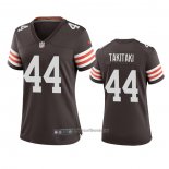 Camiseta NFL Game Mujer Cleveland Browns Sione Takitaki 2020 Marron