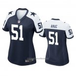 Camiseta NFL Game Mujer Dallas Cowboys Bradlee Anae Alterno Azul