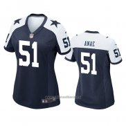 Camiseta NFL Game Mujer Dallas Cowboys Bradlee Anae Alterno Azul