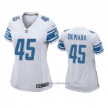 Camiseta NFL Game Mujer Detroit Lions Julian Okwara Blanco