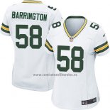 Camiseta NFL Game Mujer Green Bay Packers Barrington Blanco