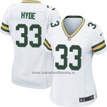 Camiseta NFL Game Mujer Green Bay Packers Hyde Blanco