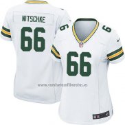 Camiseta NFL Game Mujer Green Bay Packers Nitschke Blanco