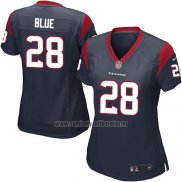 Camiseta NFL Game Mujer Houston Texans Blue Negro