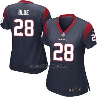Camiseta NFL Game Mujer Houston Texans Blue Negro