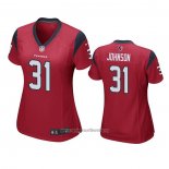 Camiseta NFL Game Mujer Houston Texans David Johnson Rojo
