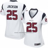 Camiseta NFL Game Mujer Houston Texans Jackson Blanco