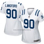 Camiseta NFL Game Mujer Indianapolis Colts Langford Blanco